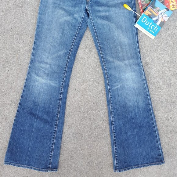 7 For All Mankind Flare Jeans Size 27 Style #U076080U - Picture 2 of 7